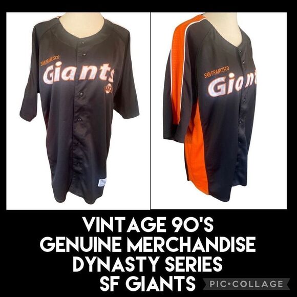 Genuine Merchandise Dynasty Series San Francisco Giants Embroidered Button Down - Picture 1 of 10